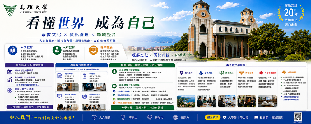 真理宗資系邀請你：看懂世界  認識自己(宣傳海報)圖片